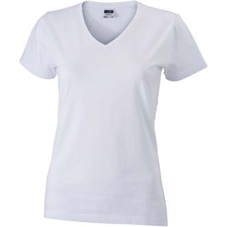 t shirts impression logos : Slimmy Col V woman
