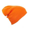 bonnet sport publicitaire long tricote orange 