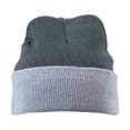bonnet sport tricot 2 couleurs gris_fonce  gris_clair