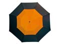 parapluie golf soleil noir  orange